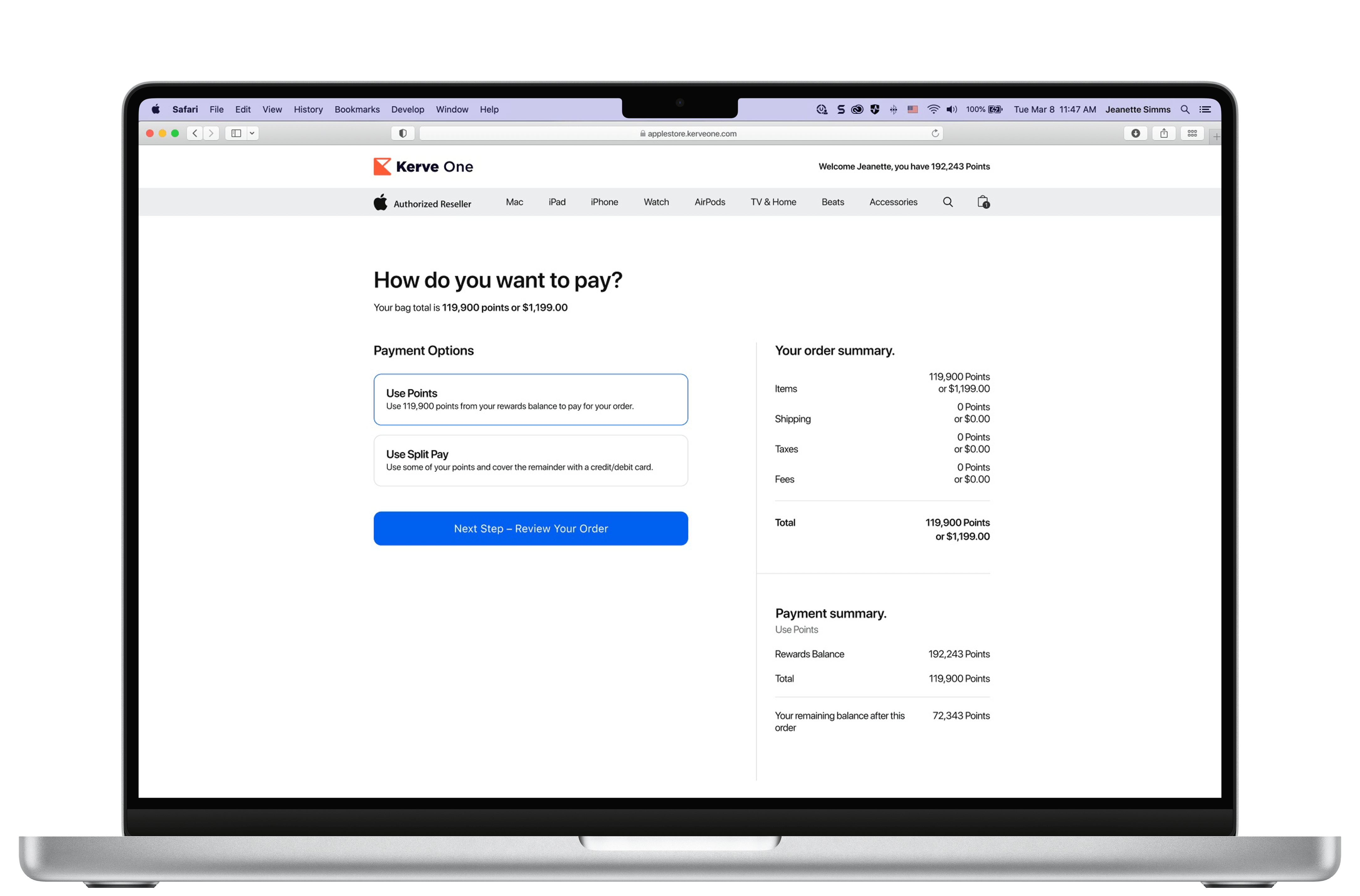 Flexible payment options